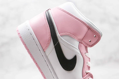 Custom Air Jordan 1 Pink Mid High Q