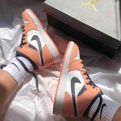 Custom Air Jordan 1 Pink Quartz Sneakers