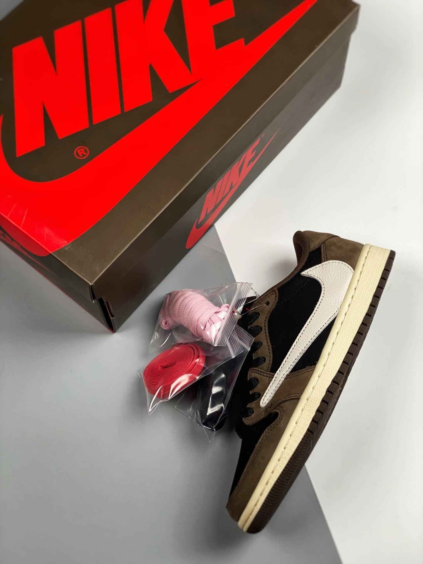 Custom Air Jordan 1 Retro Low OG SP Travis Scott - CQ4277-001
