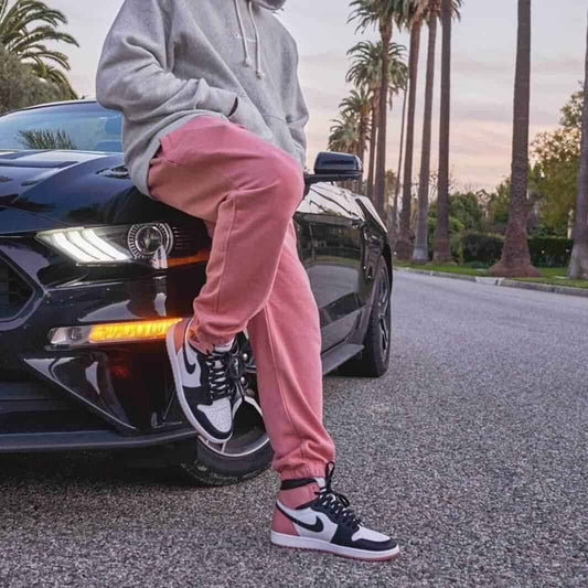 Custom Air Jordan 1 Rust Pink Sneakers