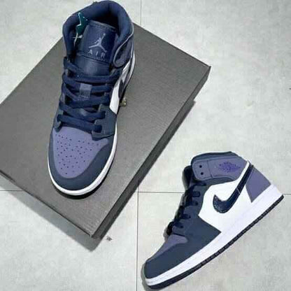 Custom Air Jordan 1 Sanded Purple Sneakers