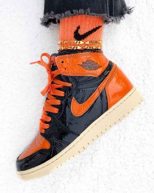 Custom Air Jordan 1 Shattered Backboard Sneakers