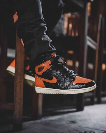 Custom Air Jordan 1 Shattered Backboard Sneakers