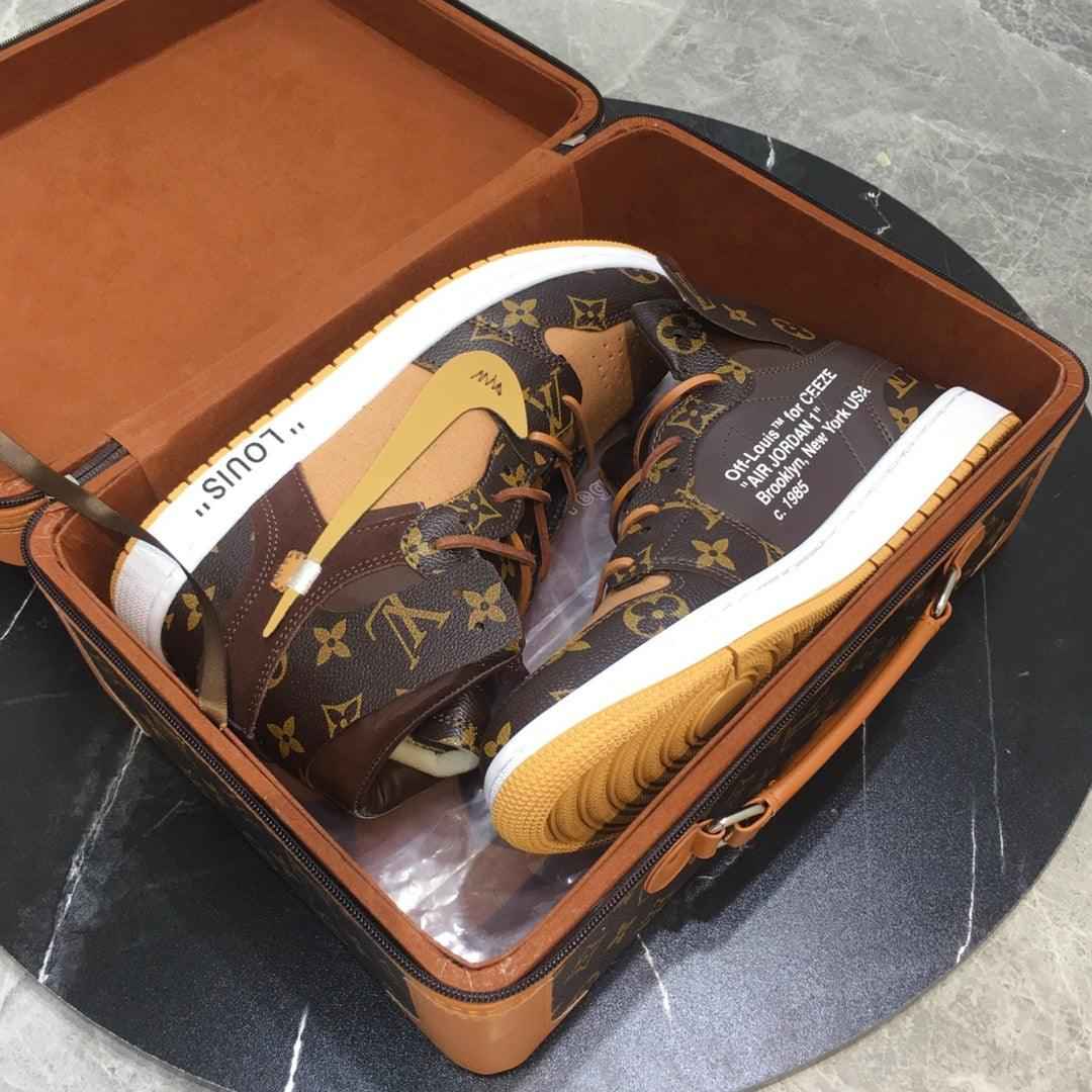 Custom Air Jordan 1 x LV Logo