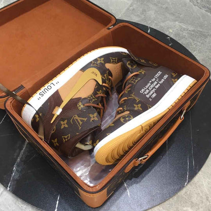 Custom Air Jordan 1 x LV Logo