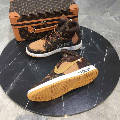 Custom Air Jordan 1 x LV Logo