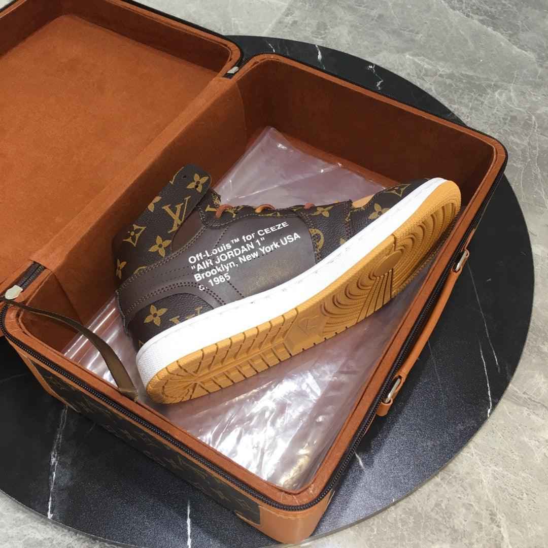 Custom Air Jordan 1 x LV Logo