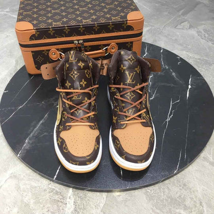 Custom Air Jordan 1 x LV Logo