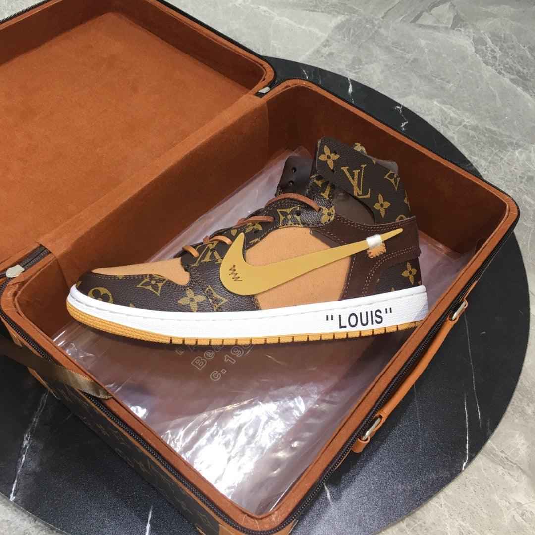 Custom Air Jordan 1 x LV Logo