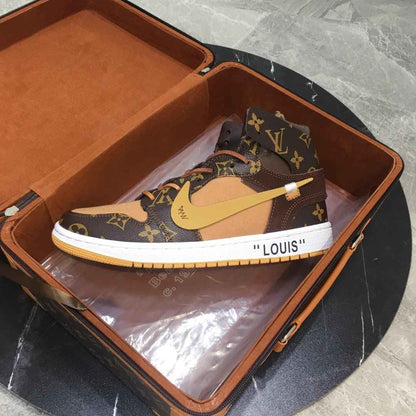 Custom Air Jordan 1 x LV Logo