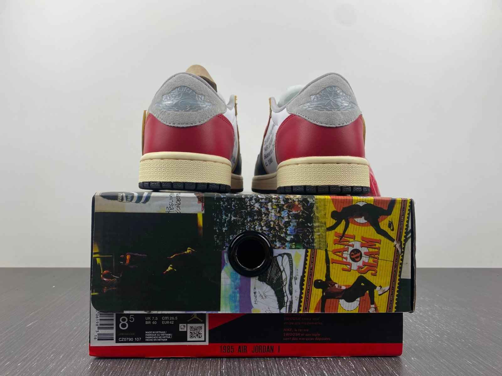 Custom Air Jordan 1 x OFF-W Sneakers - Unique Style and Comfort