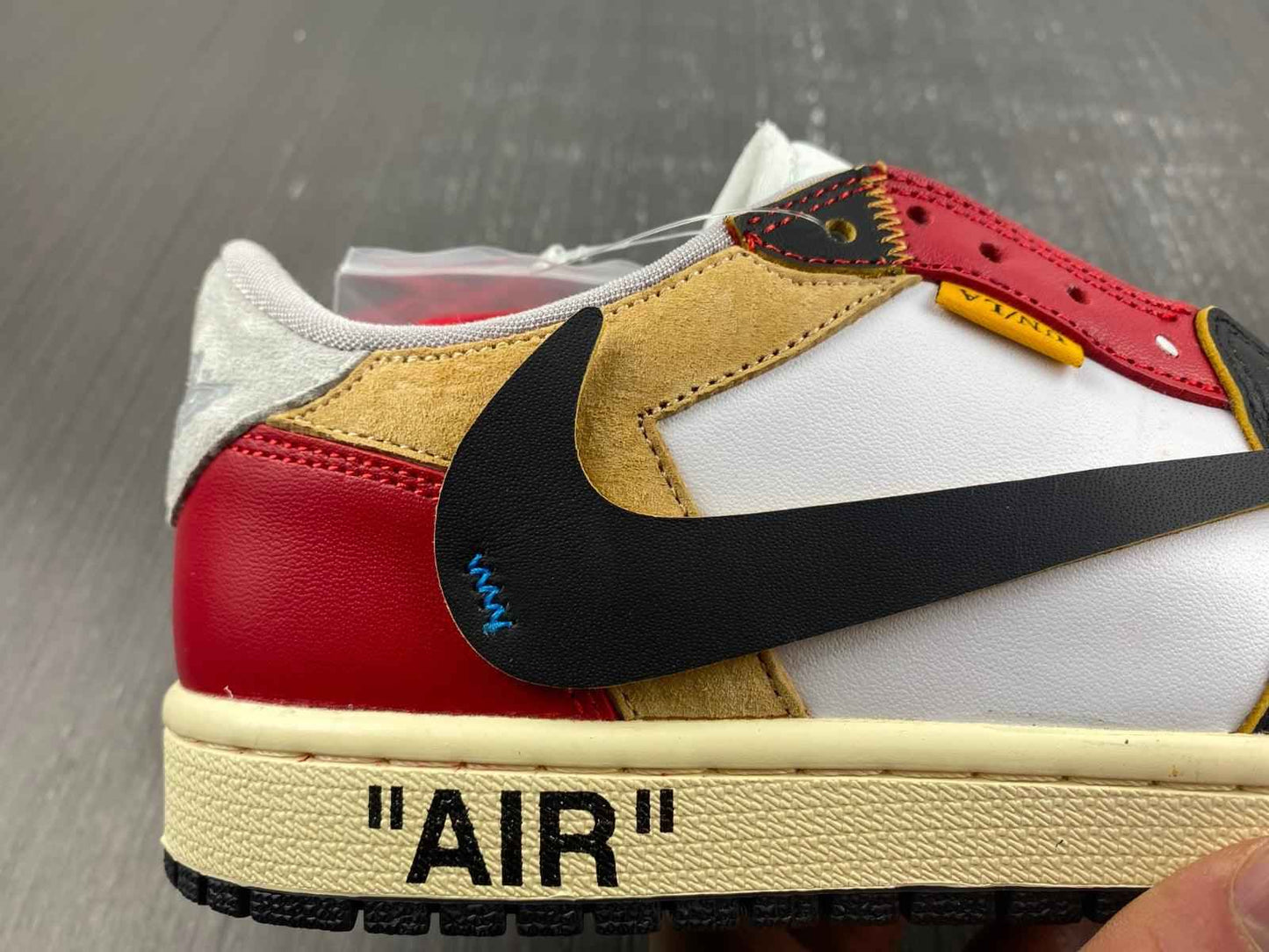 Custom Air Jordan 1 x OFF-W Sneakers - Unique Style and Comfort