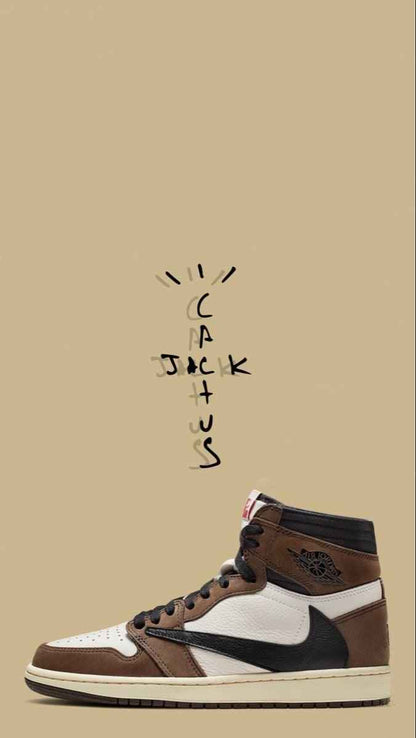 Custom Air Jordan 1 x Travis Scott AJ1
