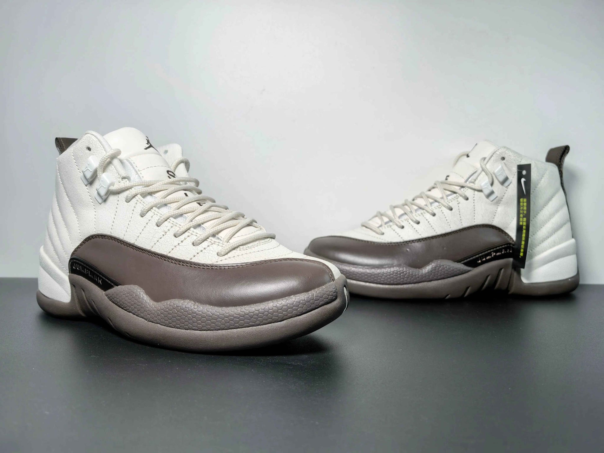 Custom Air Jordan 12 Sole Fly Cafe FZ5026-100