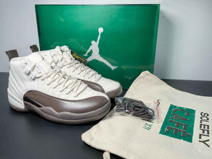 Custom Air Jordan 12 Sole Fly Cafe FZ5026-100