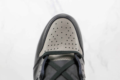 Custom Black Grey Jordan 1 High Q ( Customs And Box ), Jordan 1 Sneakers