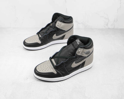 Custom Black Grey Jordan 1 High Q ( Customs And Box ), Jordan 1 Sneakers