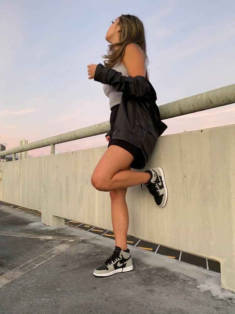 Custom Black Grey Jordan 1 High Q ( Customs And Box ), Jordan 1 Sneakers