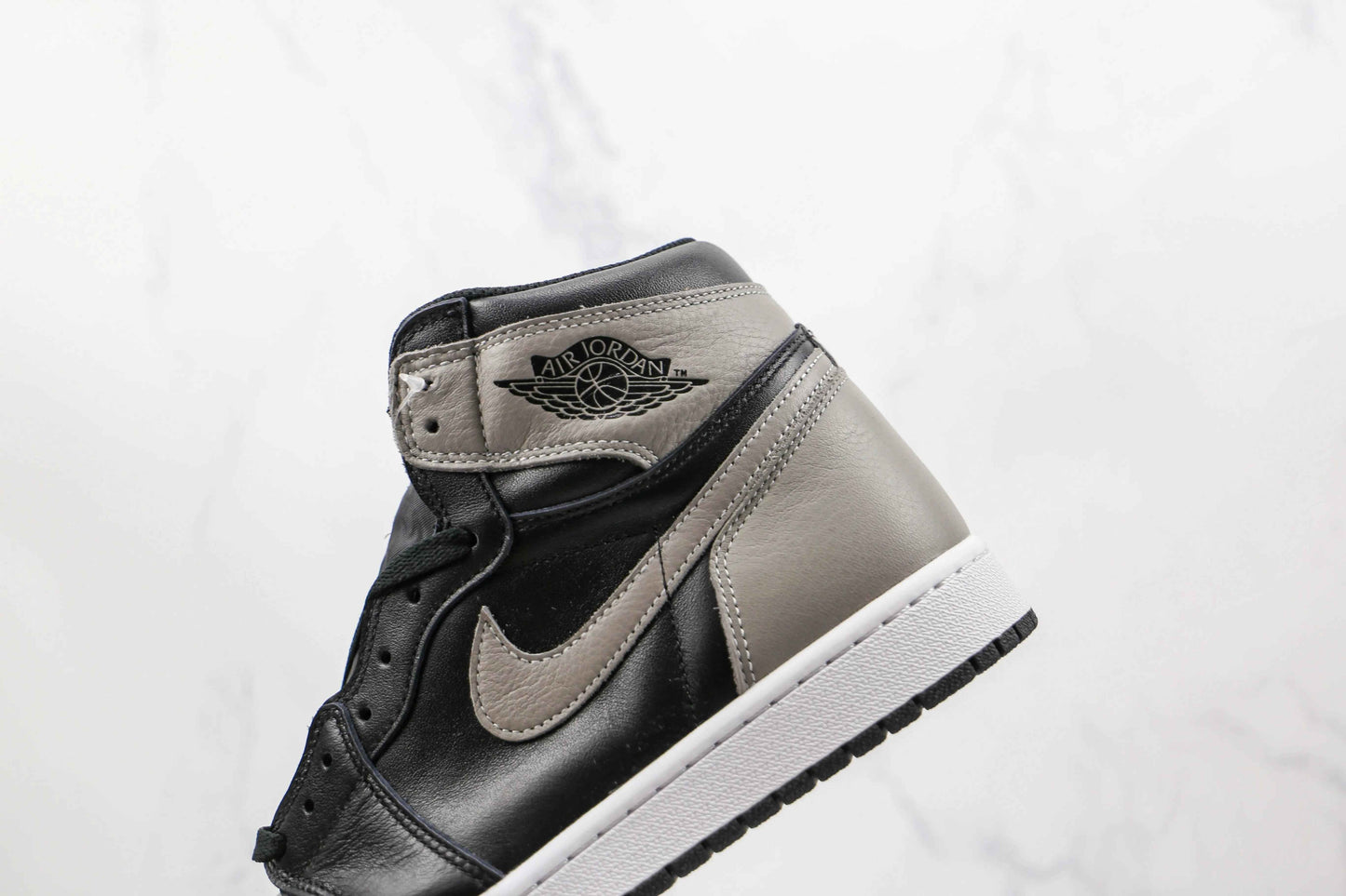 Custom Black Grey Jordan 1 High Q ( Customs And Box ), Jordan 1 Sneakers