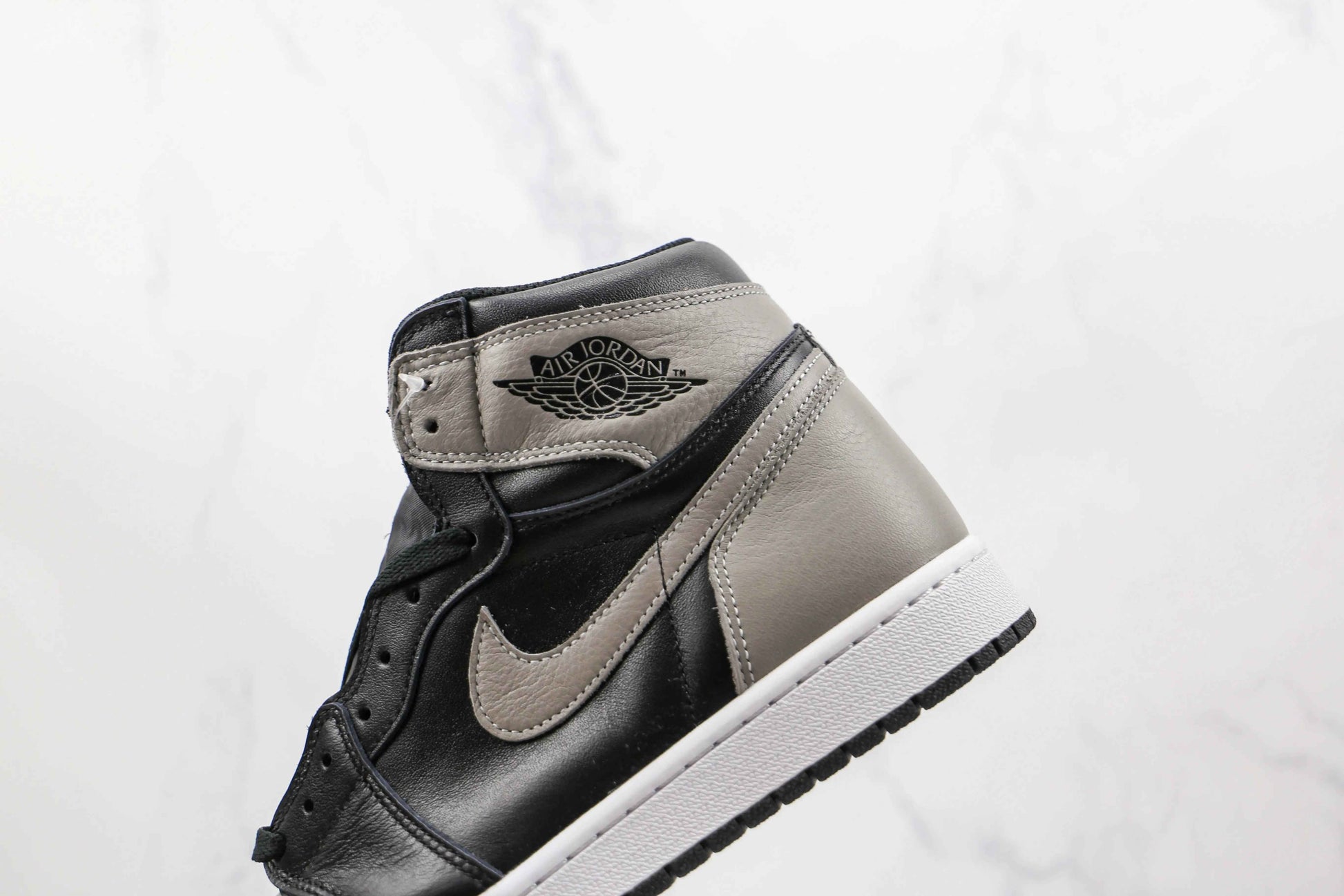 Custom Black Grey Jordan 1 High Q ( Customs And Box ), Jordan 1 Sneakers