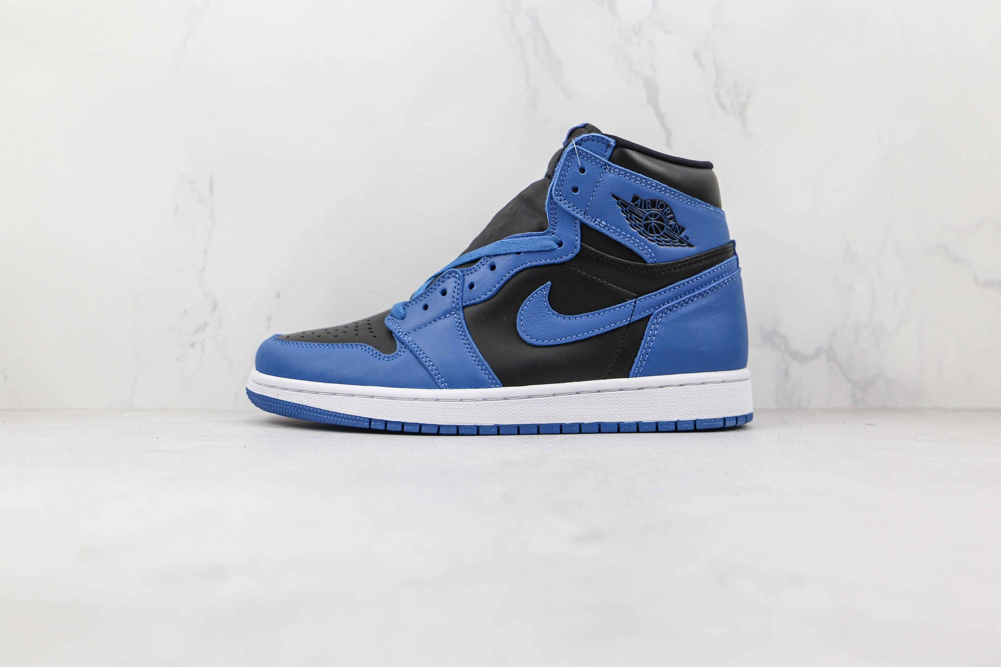 Custom Blue Black Jordan 1 High Q