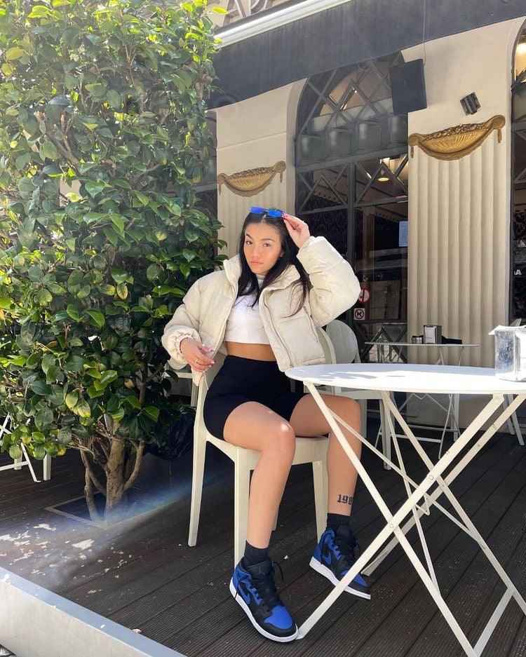 Custom Blue Black Jordan 1 High Q