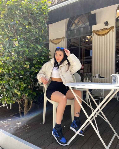 Custom Blue Black Jordan 1 High Q