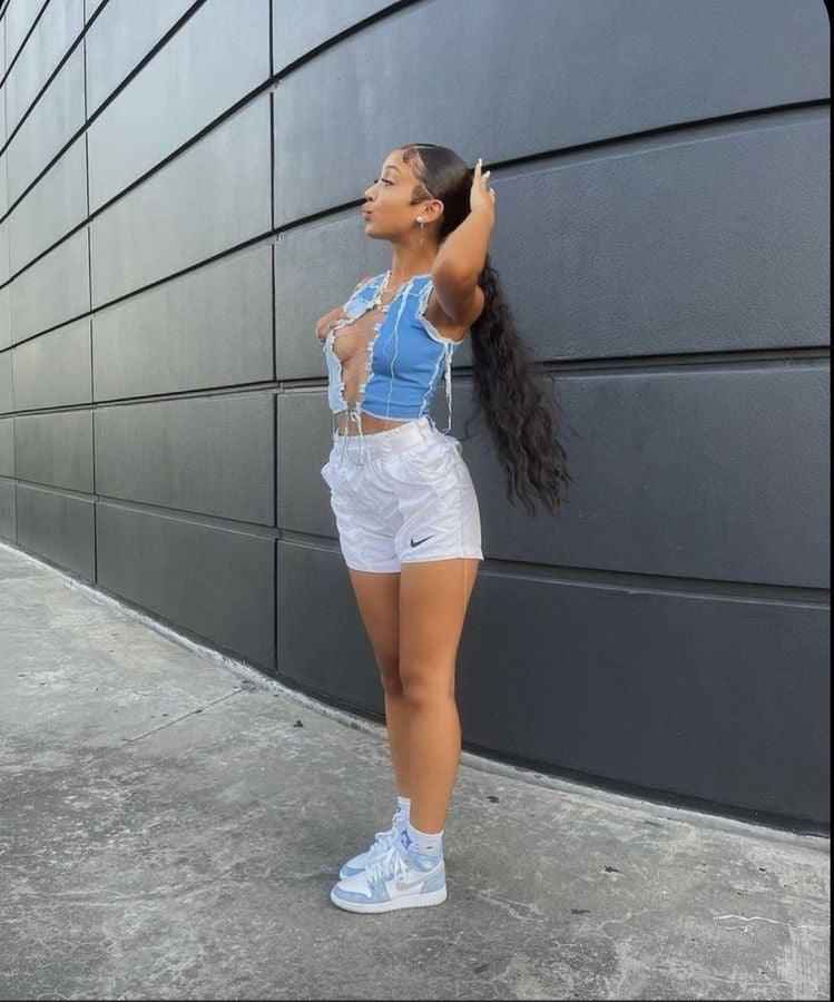 Custom Blue White Jordan 1 High Q