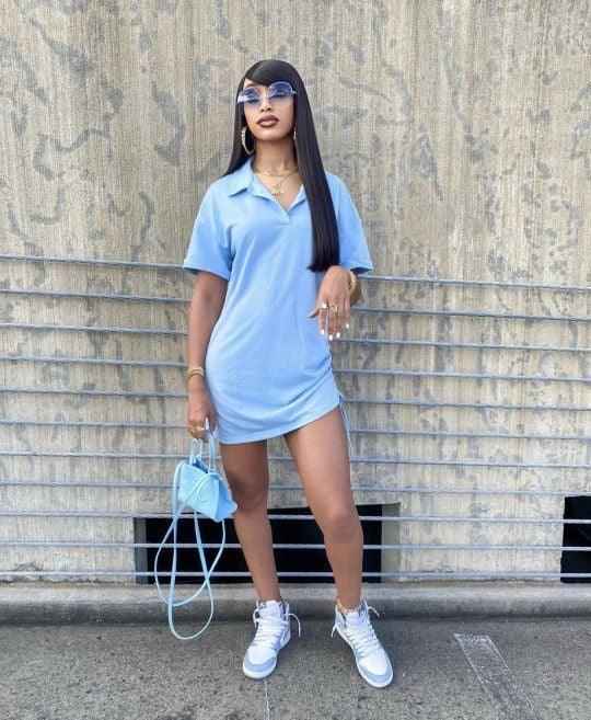 Custom Blue White Jordan 1 High Q