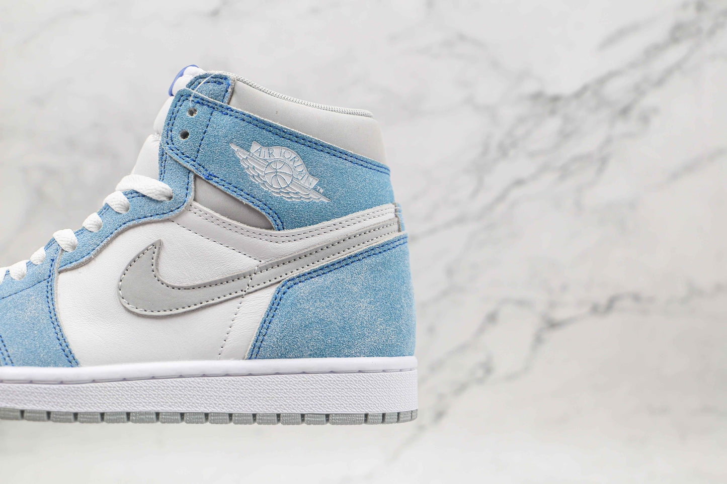 Custom Blue White Jordan 1 High Q