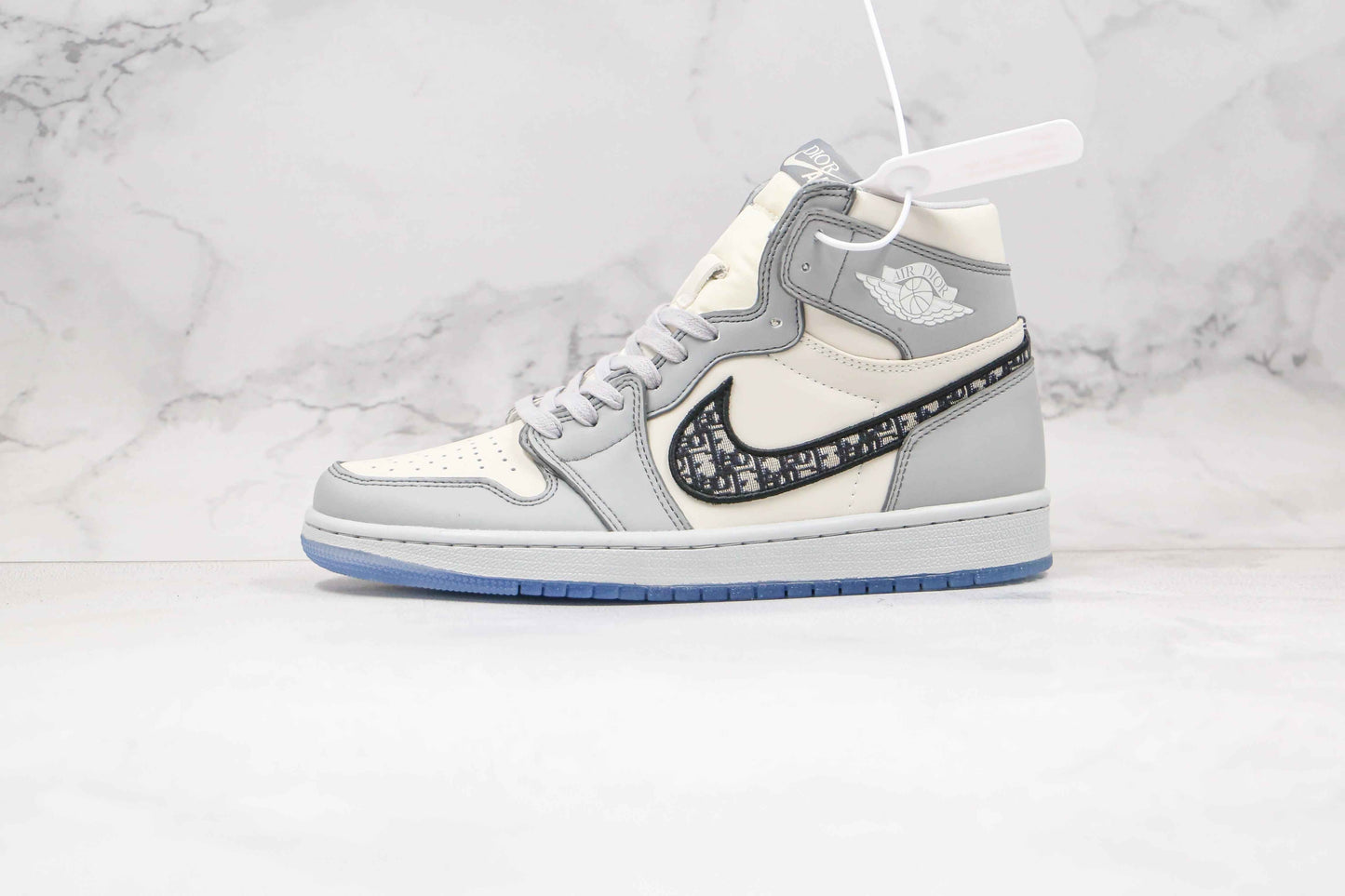 Custom Dior x Air Jordan 1 High OG "Grey"AJ1 High Q
