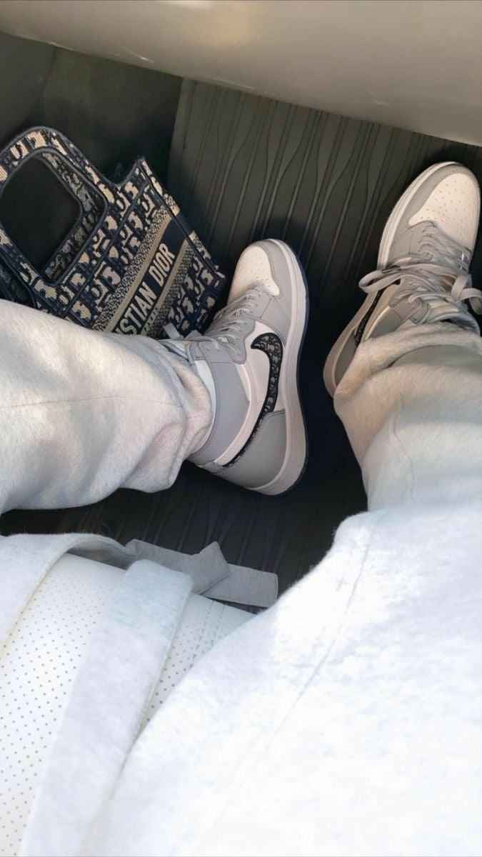 Custom Dior x Air Jordan 1 High OG "Grey"AJ1 High Q