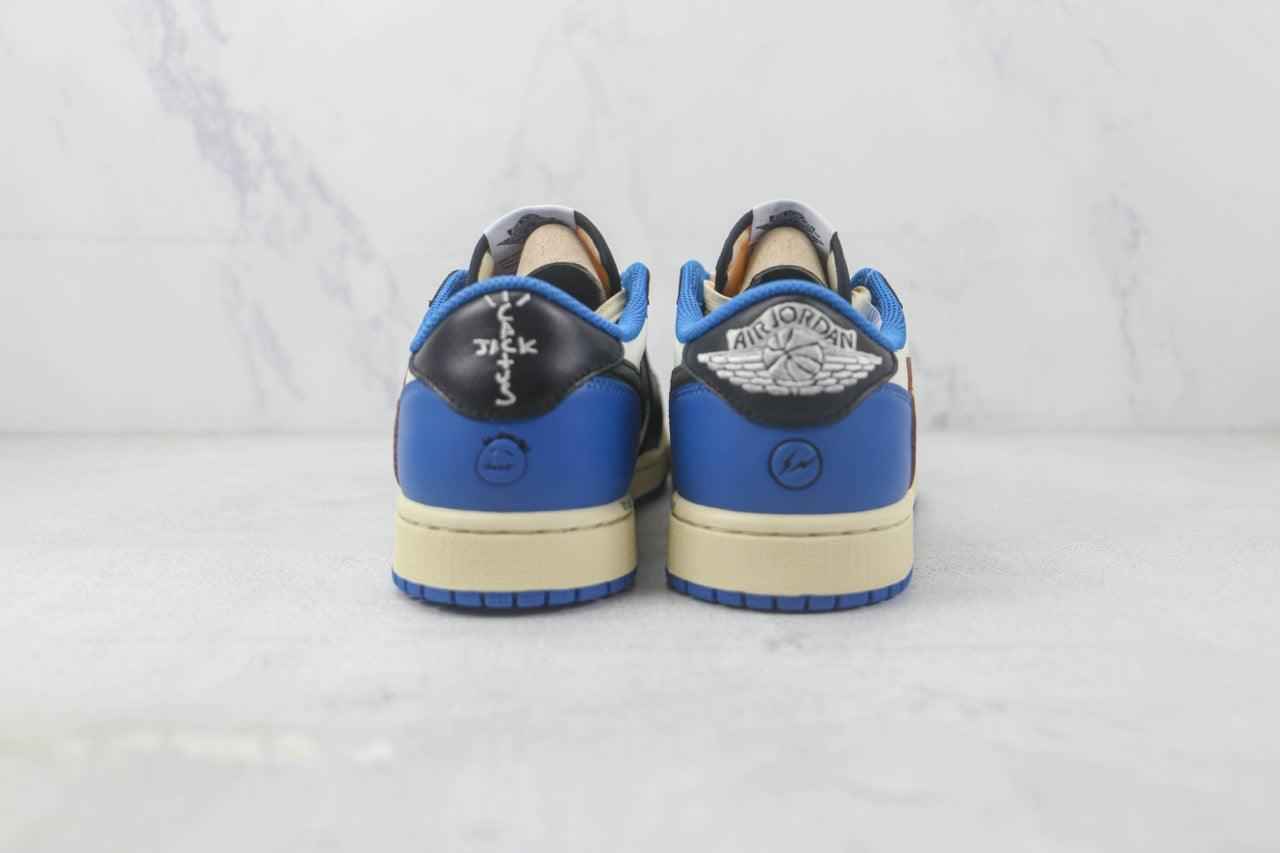 Custom Fragment x Travis Scott x Air Jordan 1 Low DM7866 140