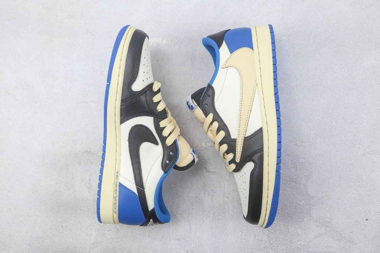 Custom Fragment x Travis Scott x Air Jordan 1 Low DM7866 140