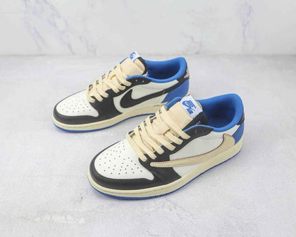 Custom Fragment x Travis Scott x Air Jordan 1 Low DM7866 140