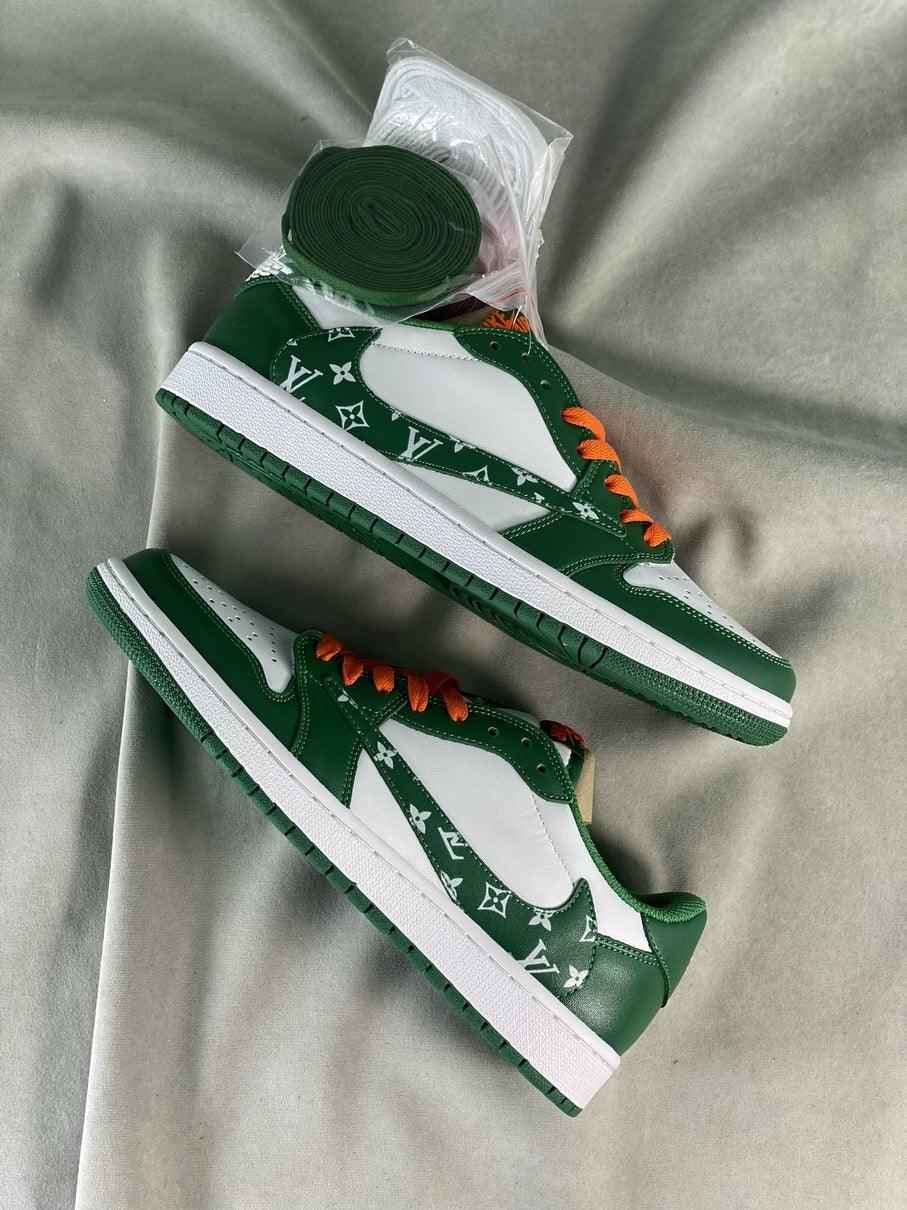 Custom Fragment x Travis Scott x Air Jordan 1 Low DM7866-885