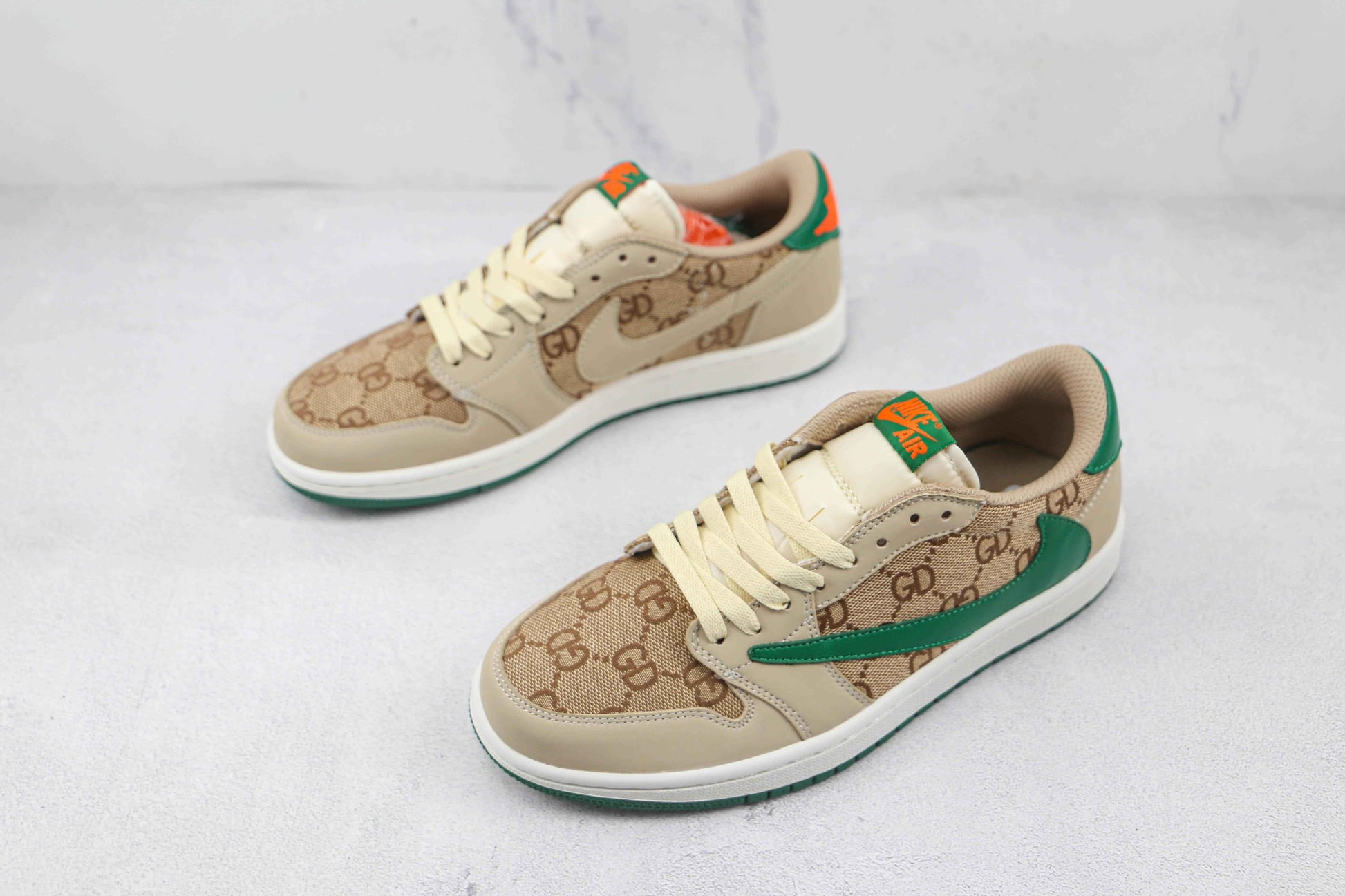 Custom Fragment x Travis Scott x Air Jordan 1 Low GG TS