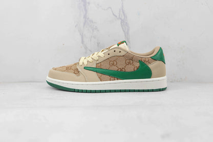 Custom Fragment x Travis Scott x Air Jordan 1 Low GG TS