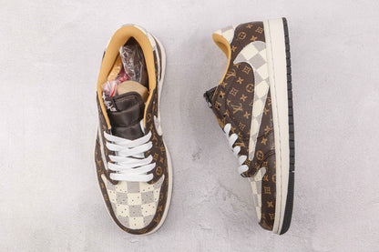 Custom Fragment x Travis Scott x Air Jordan 1 Low LV DM7866 216