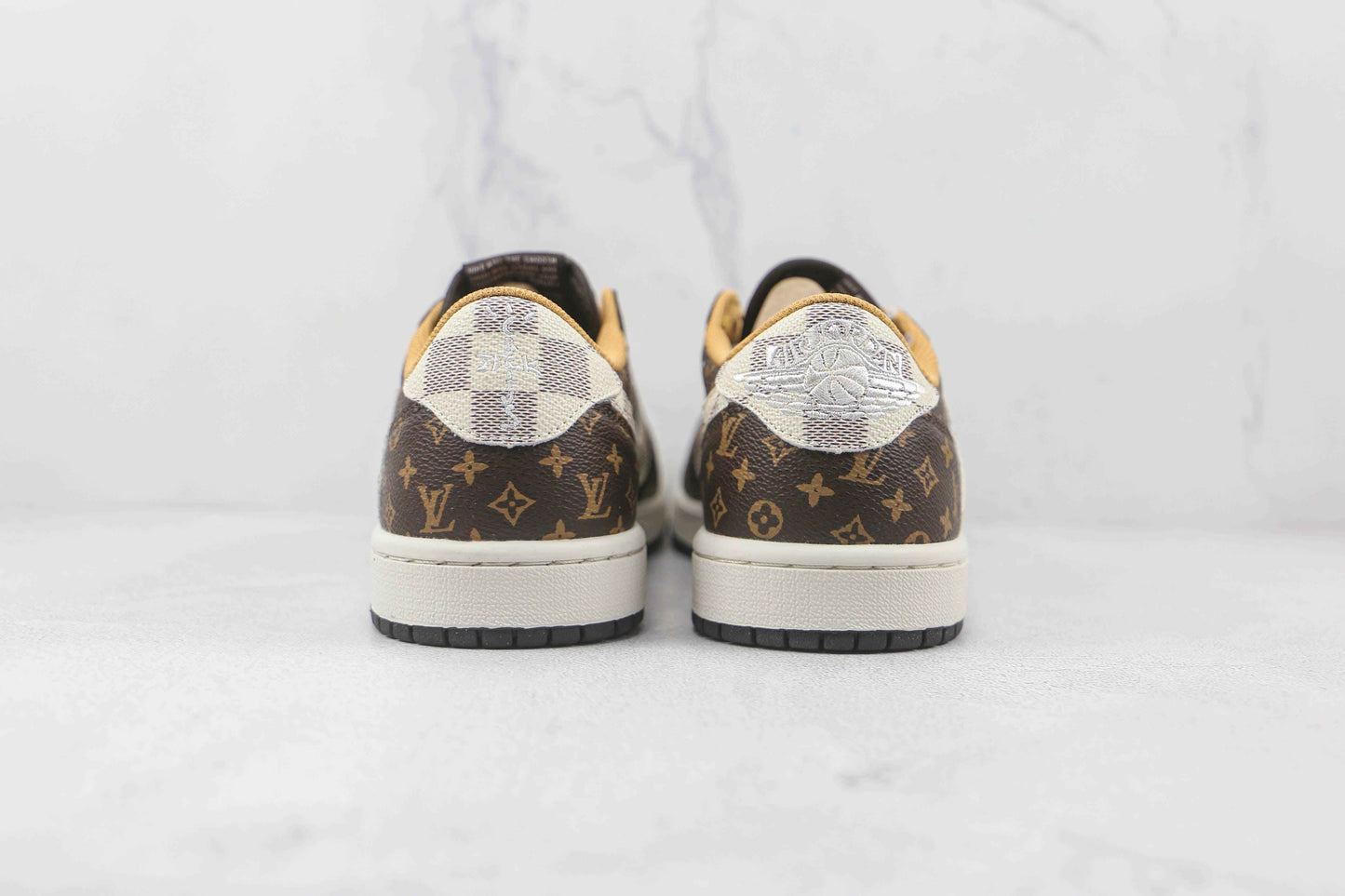 Custom Fragment x Travis Scott x Air Jordan 1 Low LV DM7866 216