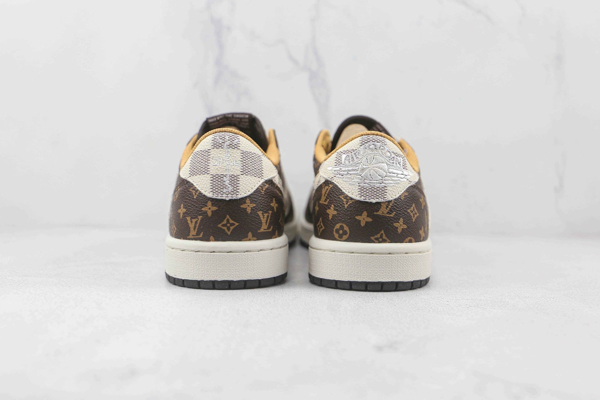 Custom Fragment x Travis Scott x Air Jordan 1 Low LV DM7866 216