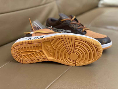 Custom Fragment x Travis Scott x Air Jordan 1 Low LV