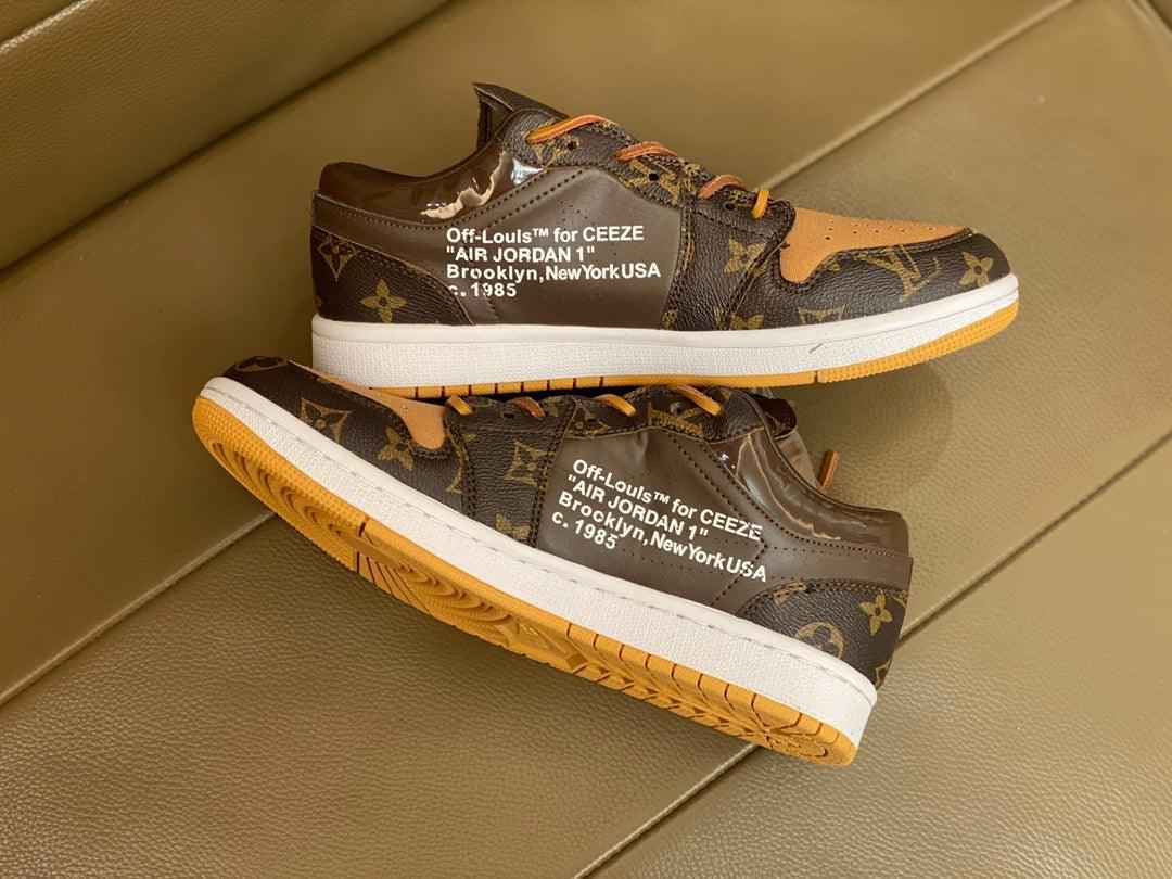 Custom Fragment x Travis Scott x Air Jordan 1 Low LV
