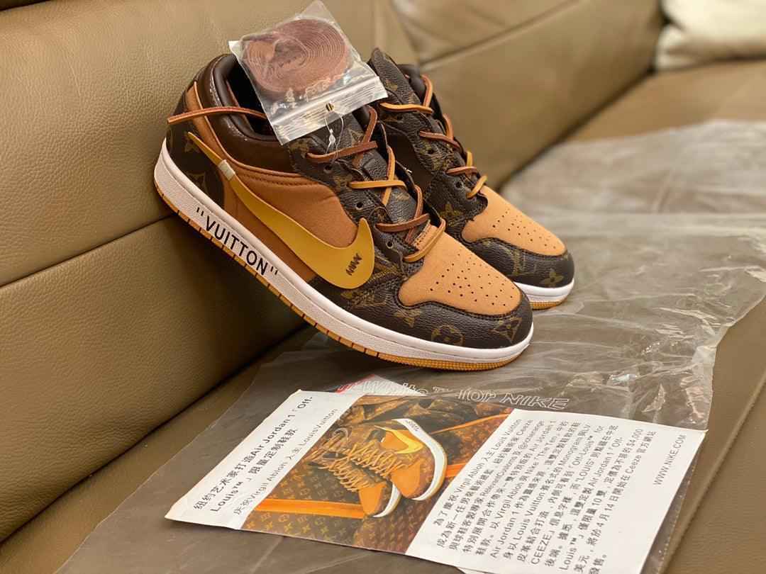 Custom Fragment x Travis Scott x Air Jordan 1 Low LV