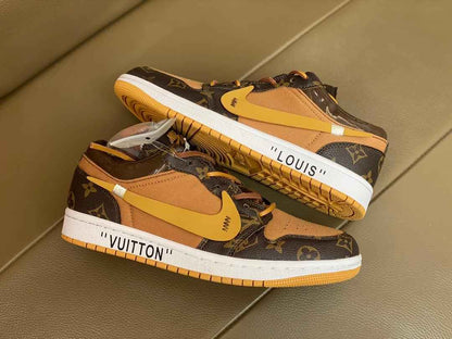 Custom Fragment x Travis Scott x Air Jordan 1 Low LV