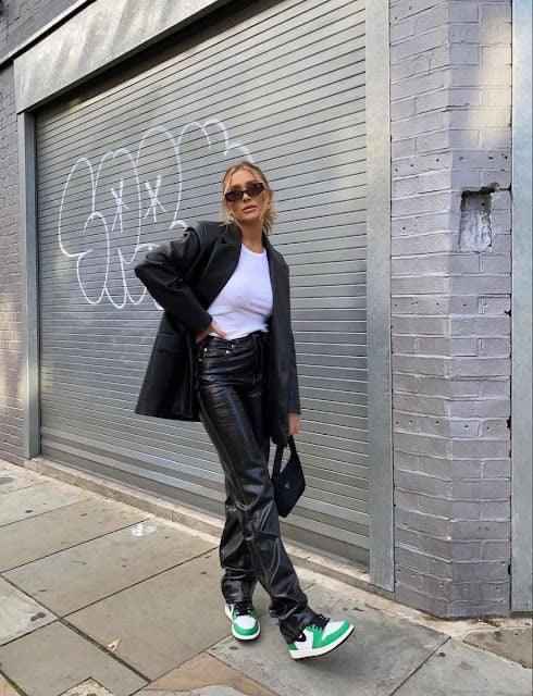 Custom GREEN Jordan 1 High Q