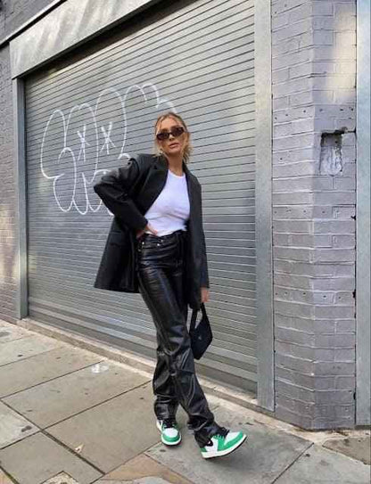 Custom GREEN Jordan 1 High Q