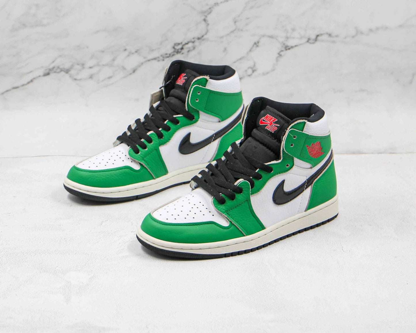 Custom GREEN Jordan 1 High Q