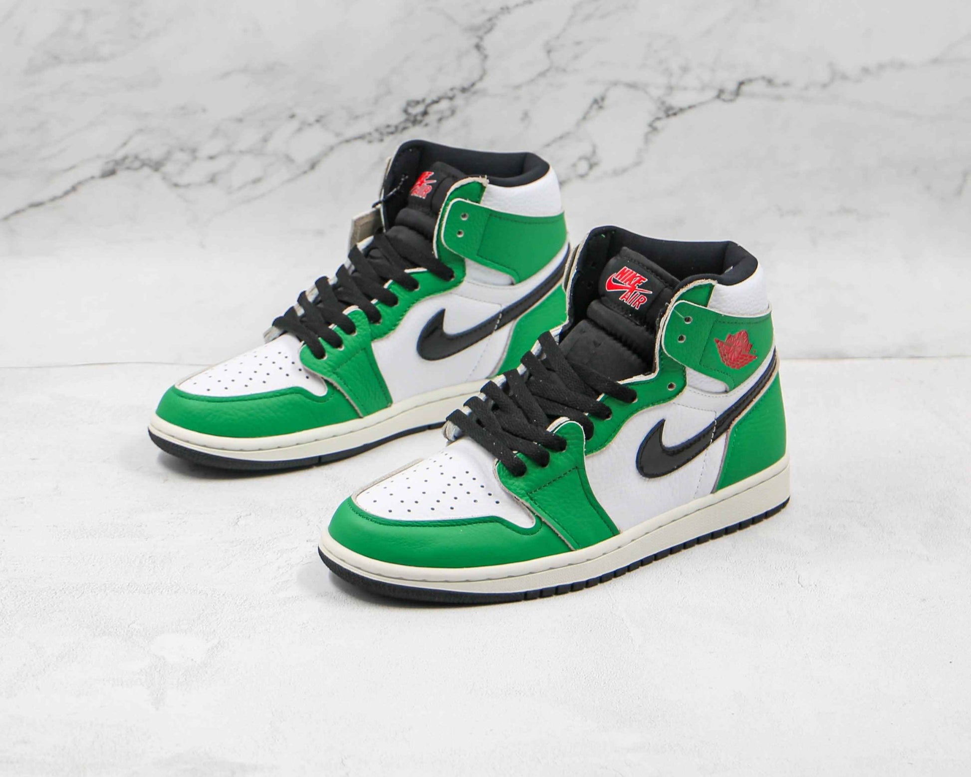 Custom GREEN Jordan 1 High Q