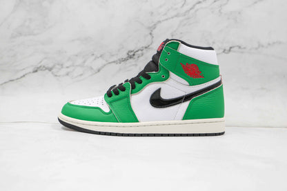 Custom GREEN Jordan 1 High Q